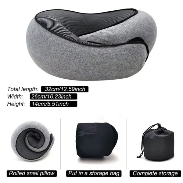 Almohada Cervical de Viaje Viscoelástica