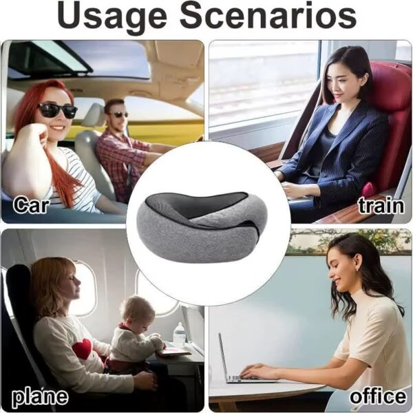 Almohada Cervical de Viaje Viscoelástica